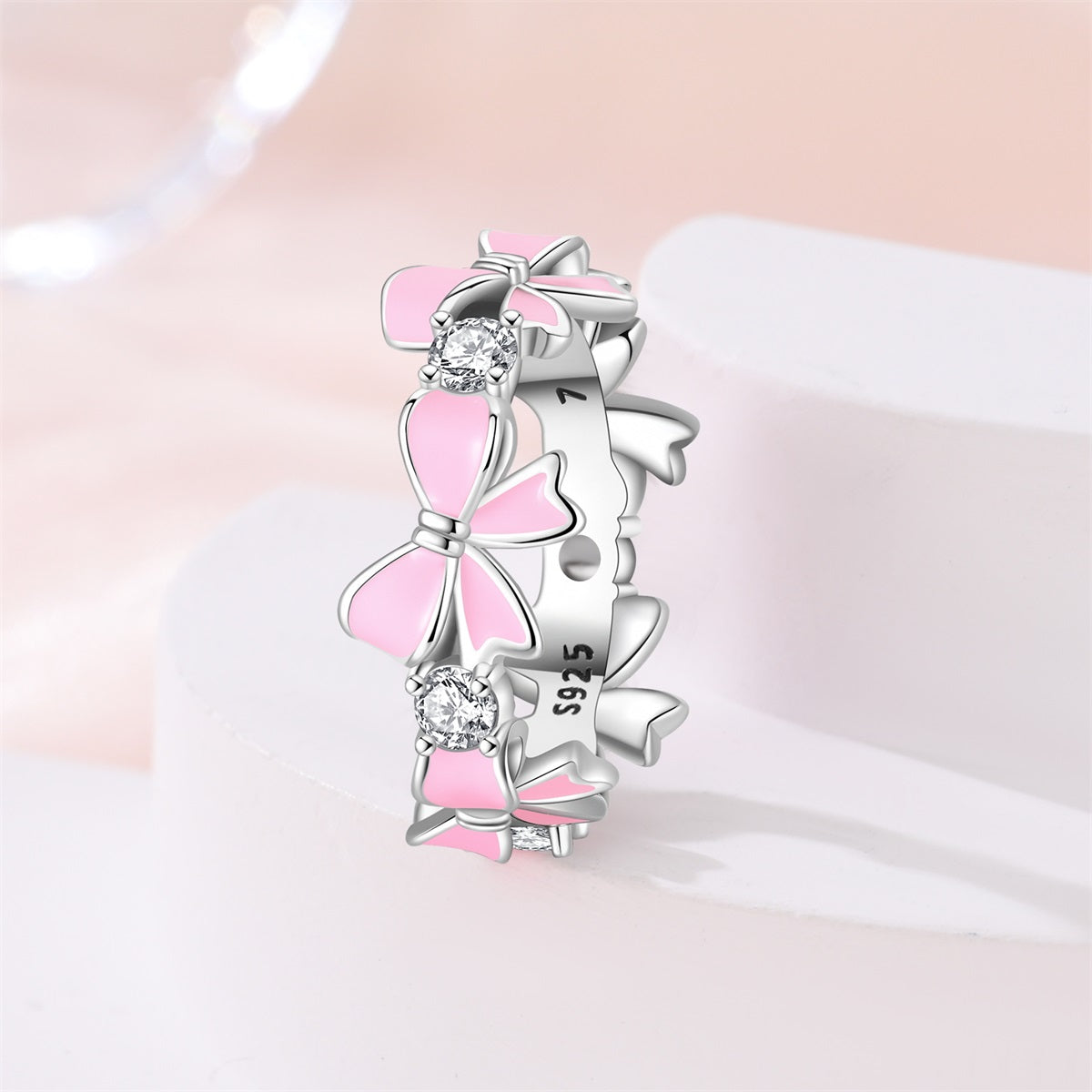 Anillo Moños Rosa