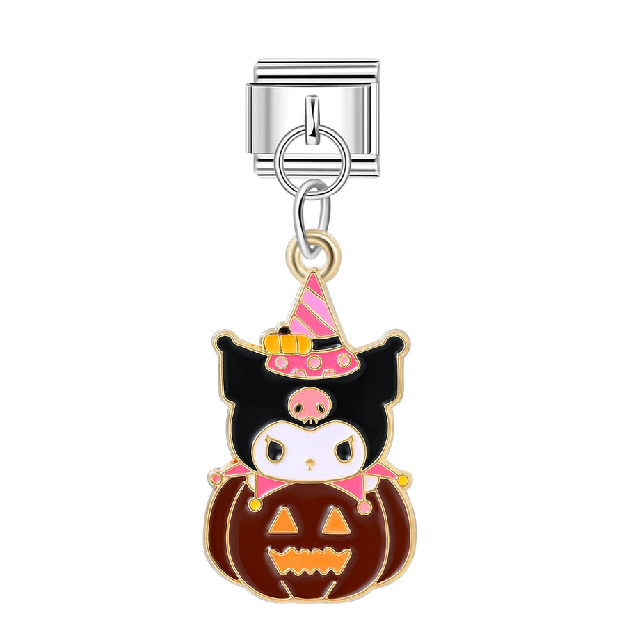 Charm Italiano Kuromi & Calabaza de Halloween