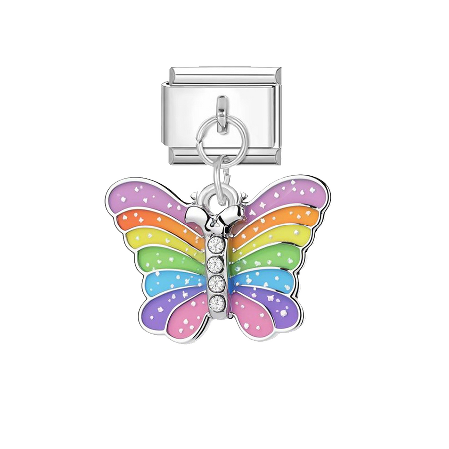 Charm Italiano Mariposa Arcoiris