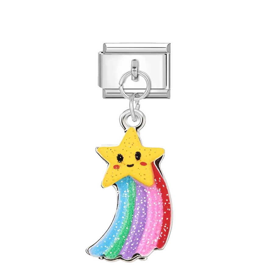 Charm Italiano Estrella y Arcoiris