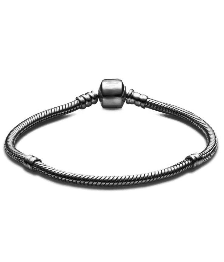 Pulsera Cola de Ratón Negra – CHARMIFY