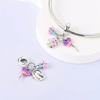 Pastel y Corazón de Happy Birthday