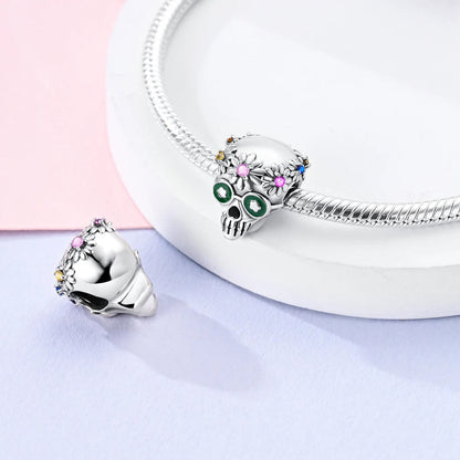 Calavera con Flores