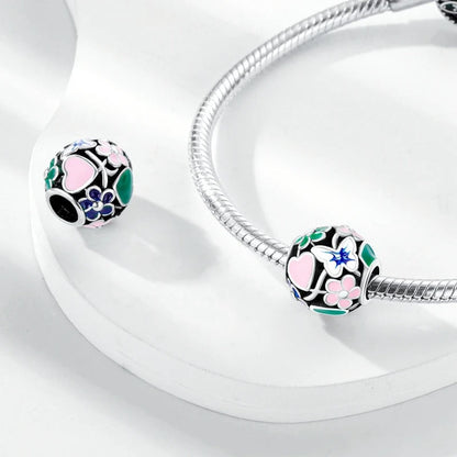 Esfera de Flores y Mariposas