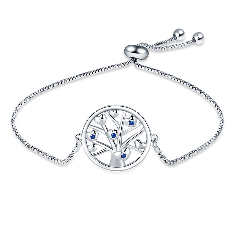 Pulsera Arbol de Corazones Ajustable
