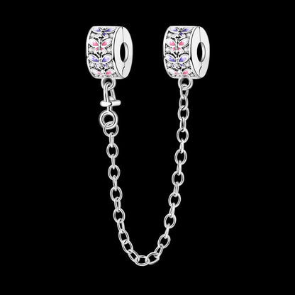 Cadena de Seguridad Mariposas Celestiales