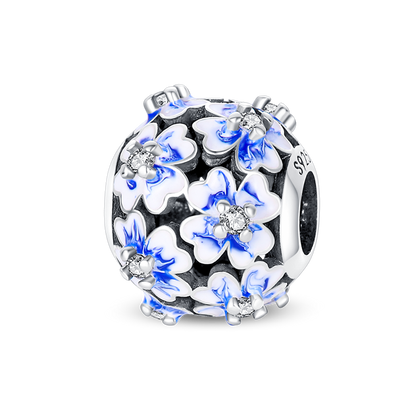 Esfera de Flores Azules